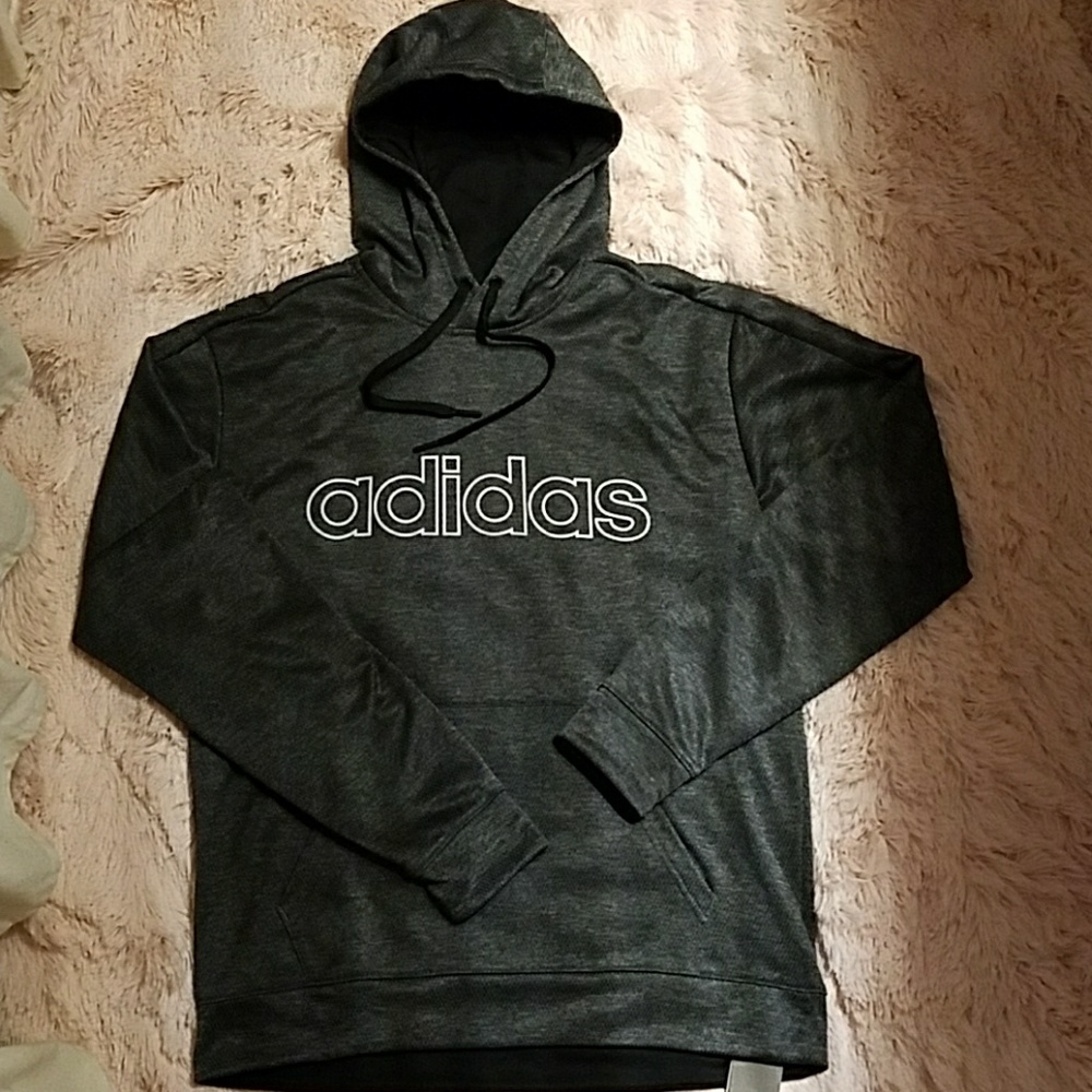 Adidas grey hoodie, size M